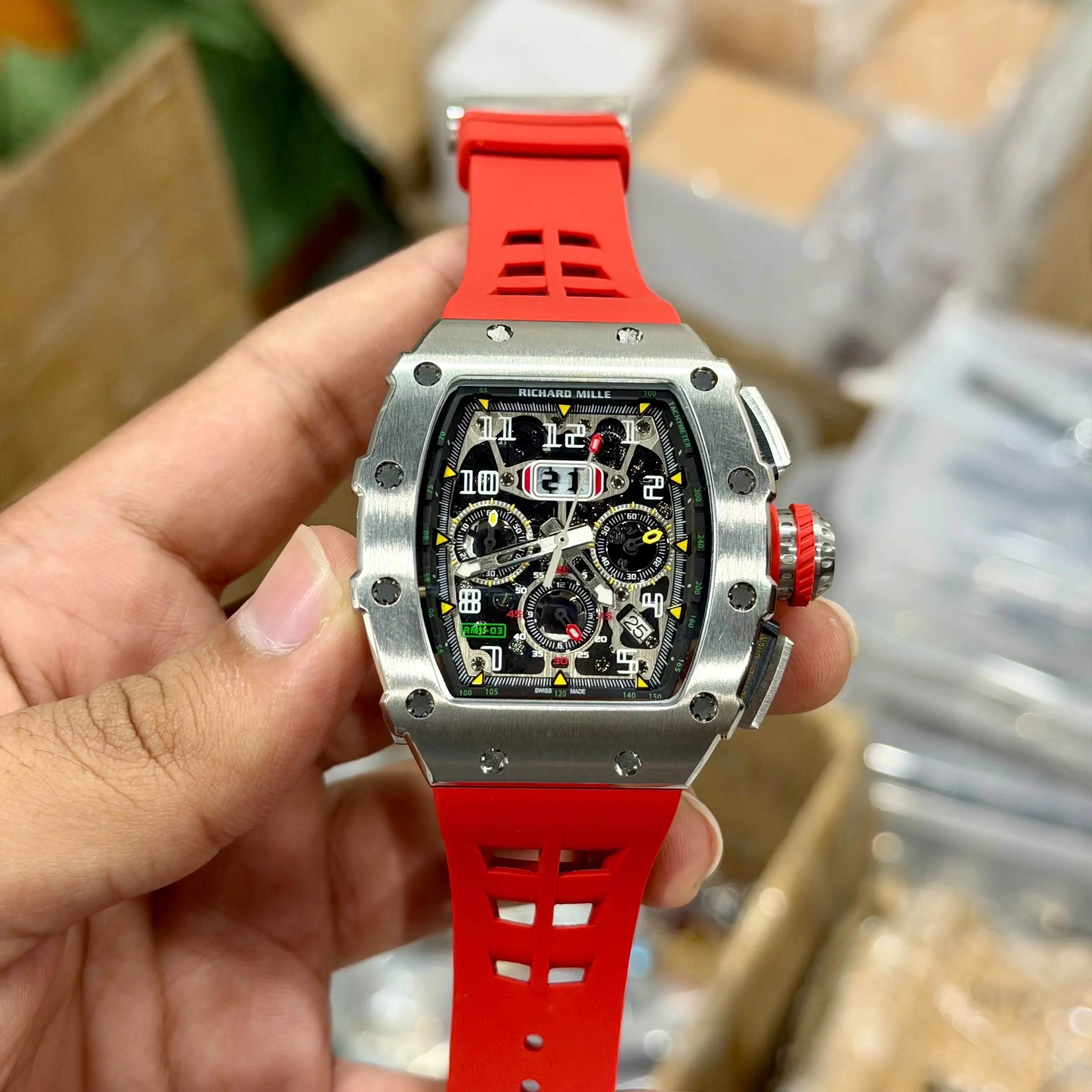 Richard Mille RM11-03 Flyback Premium Japan Quartz Movement Main image