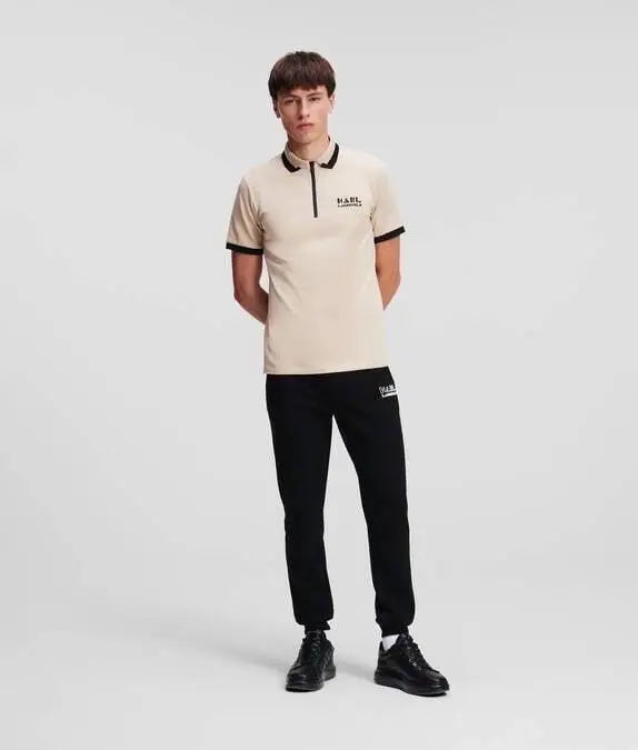 Karl Lagerfled Beige Imported Polo T-Shirt Main image
