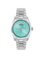 Versace Light Blue Round Dail Analog Watch