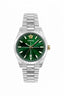 Versace Green Round Dail Analog Watch