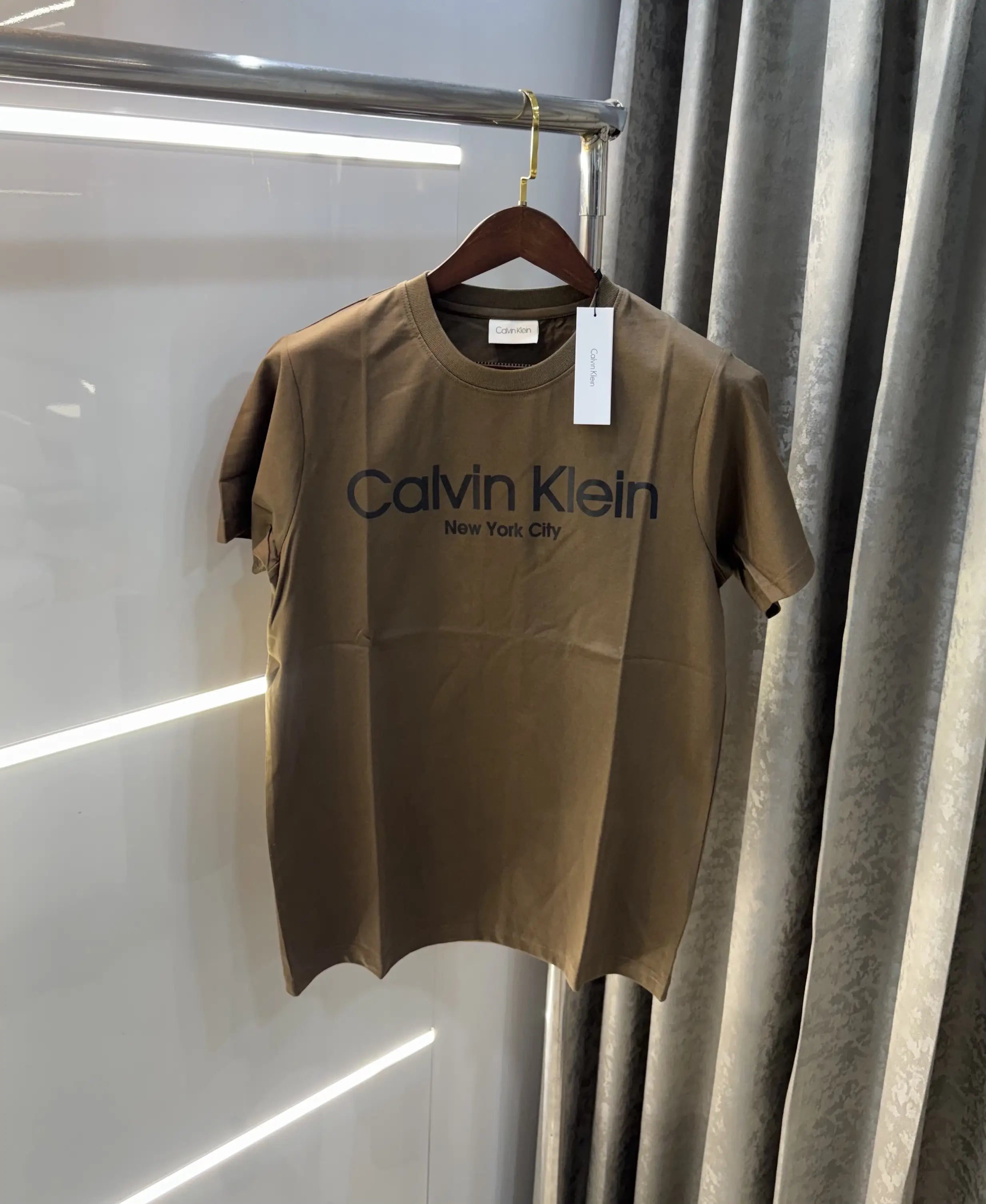 Calvin Klein Brown Logo Work Premium T-Shirt Main image