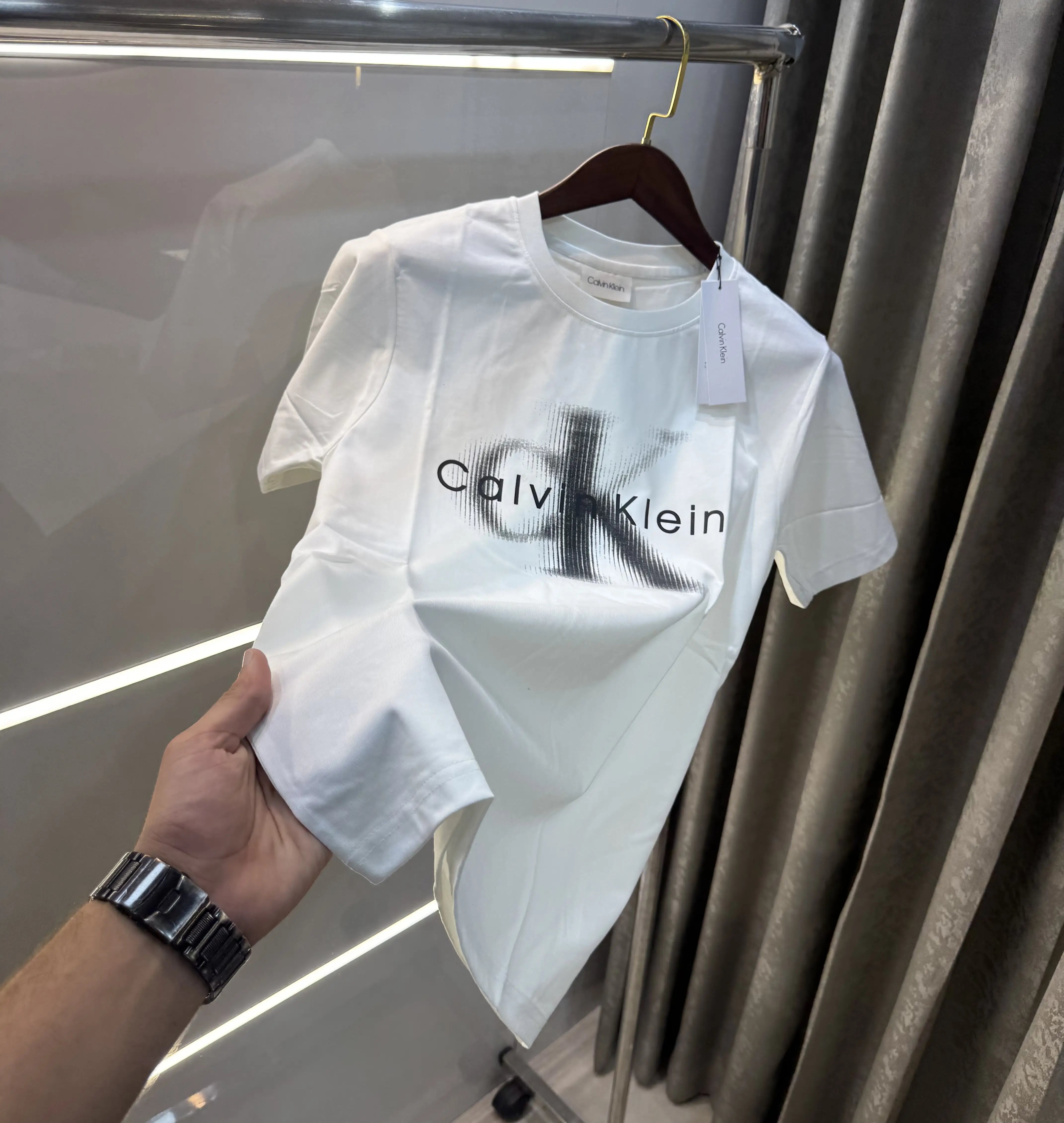Calvin Klein White Logo Work Premium T-Shirt Main image
