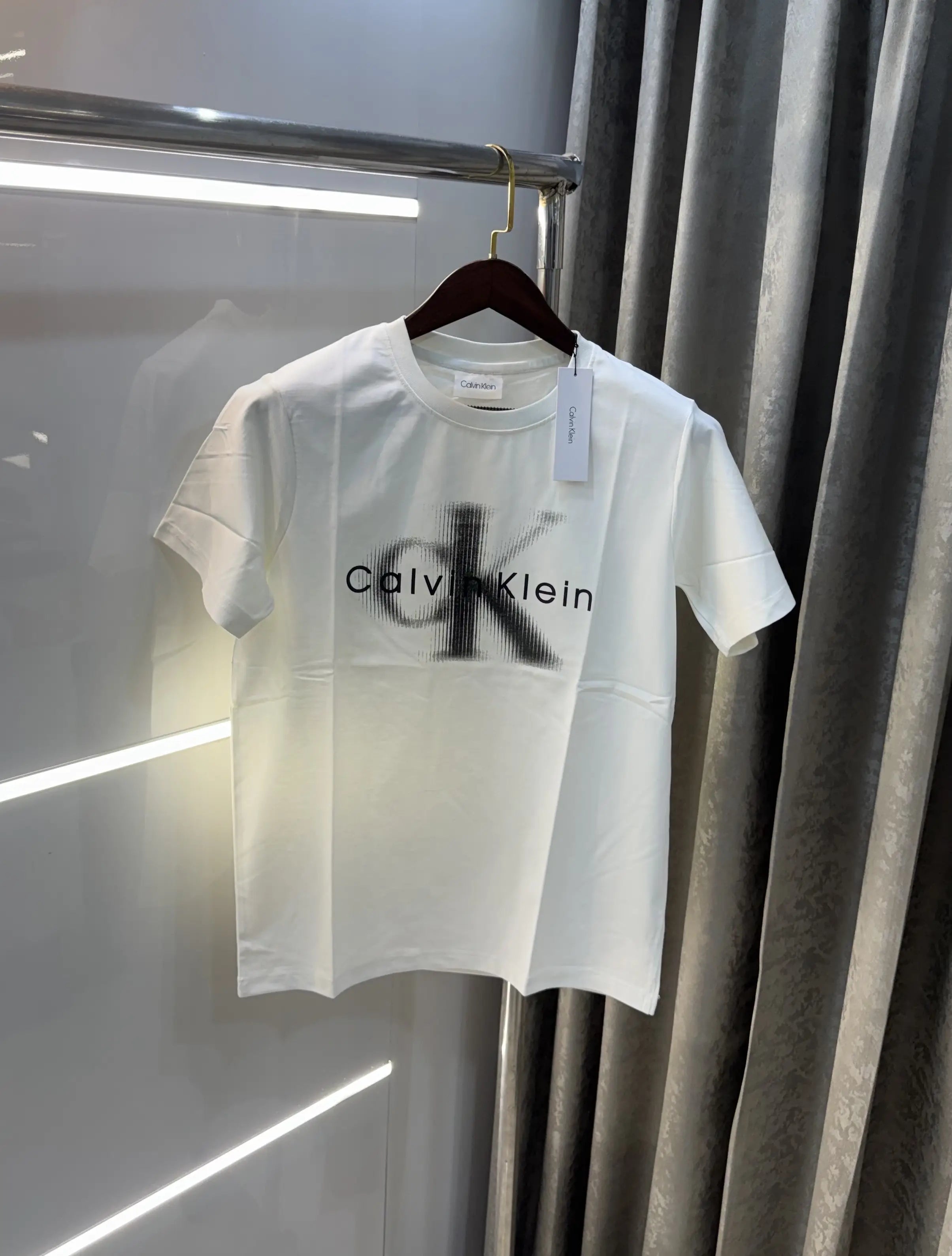 Calvin Klein White Logo Work Premium T-Shirt Secondary image