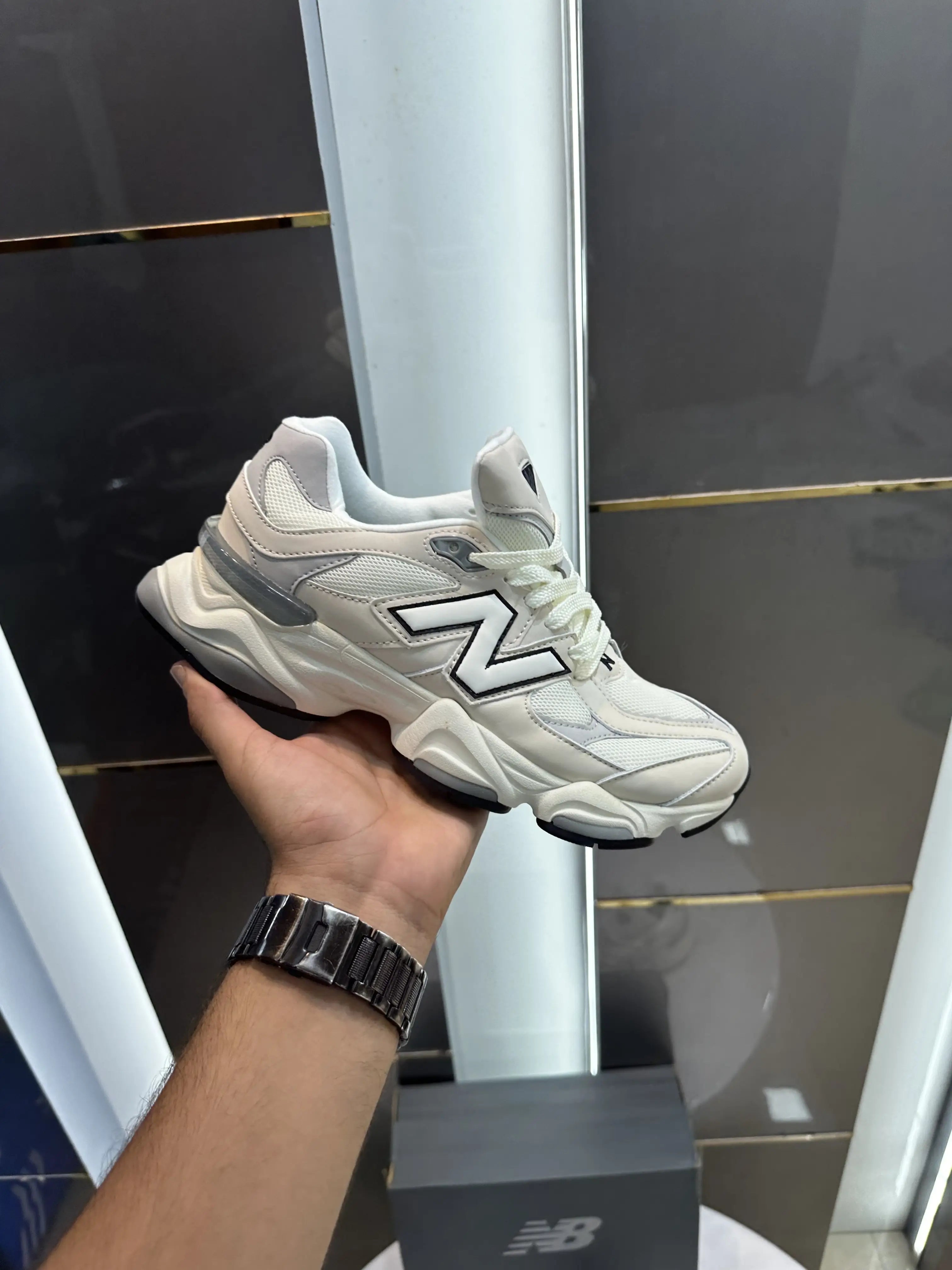 New_Balance 9060 Sea Salt Raincloud Shoes