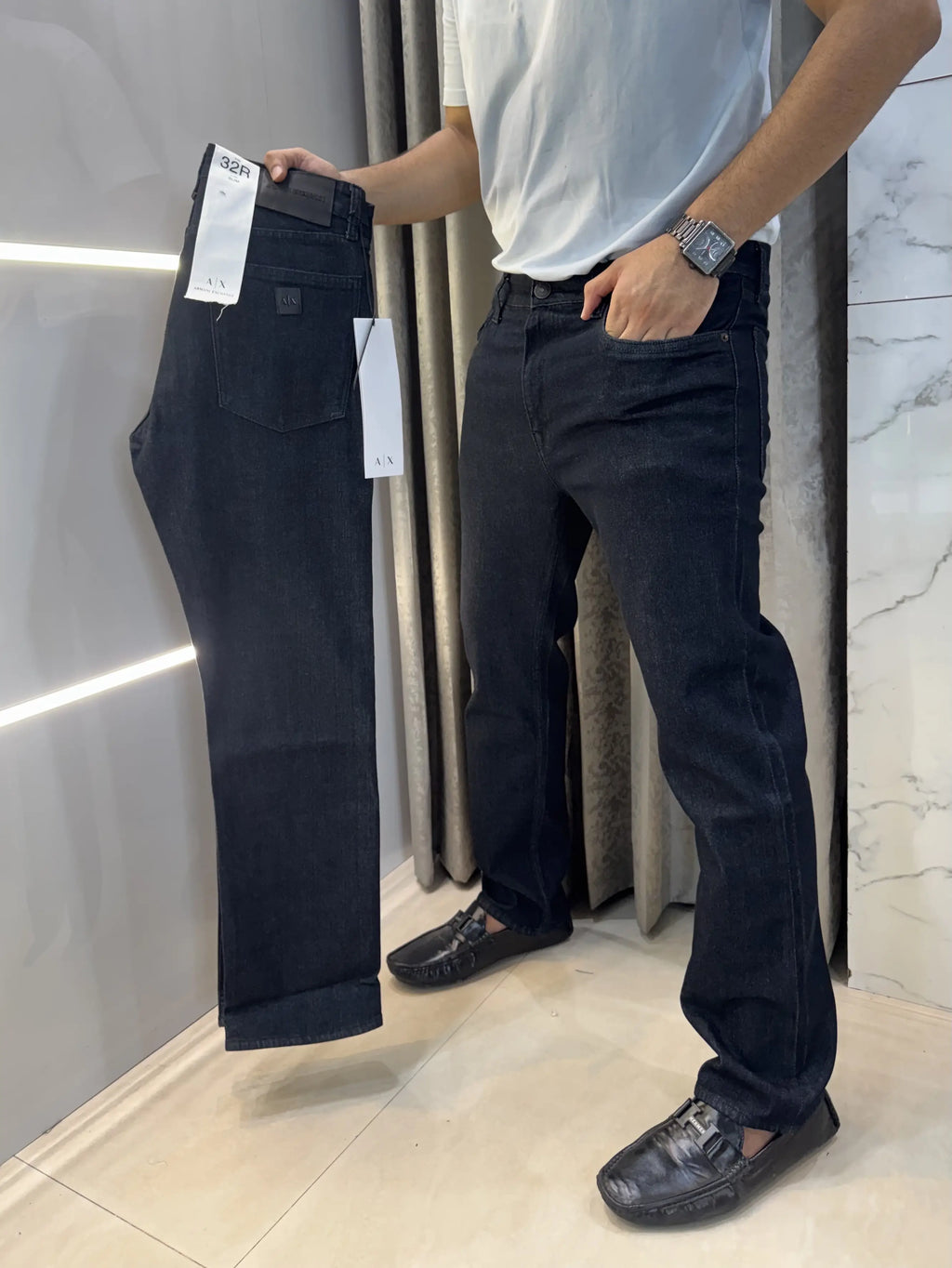 Arman i Exchange new Raw Wash Black Imported Denim