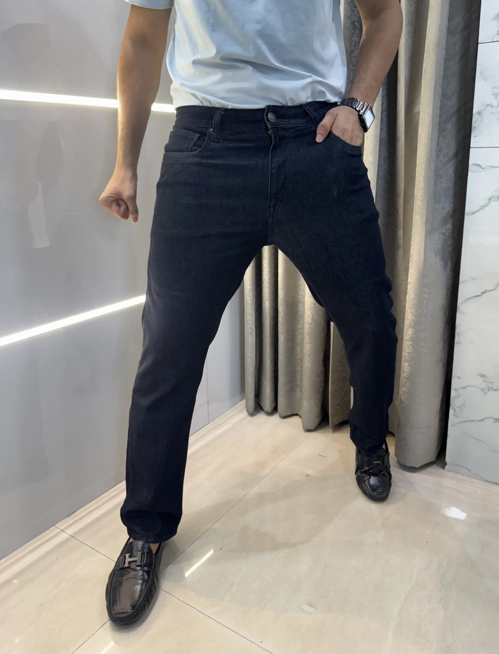Arman i Exchange new Raw Wash Black Imported Denim