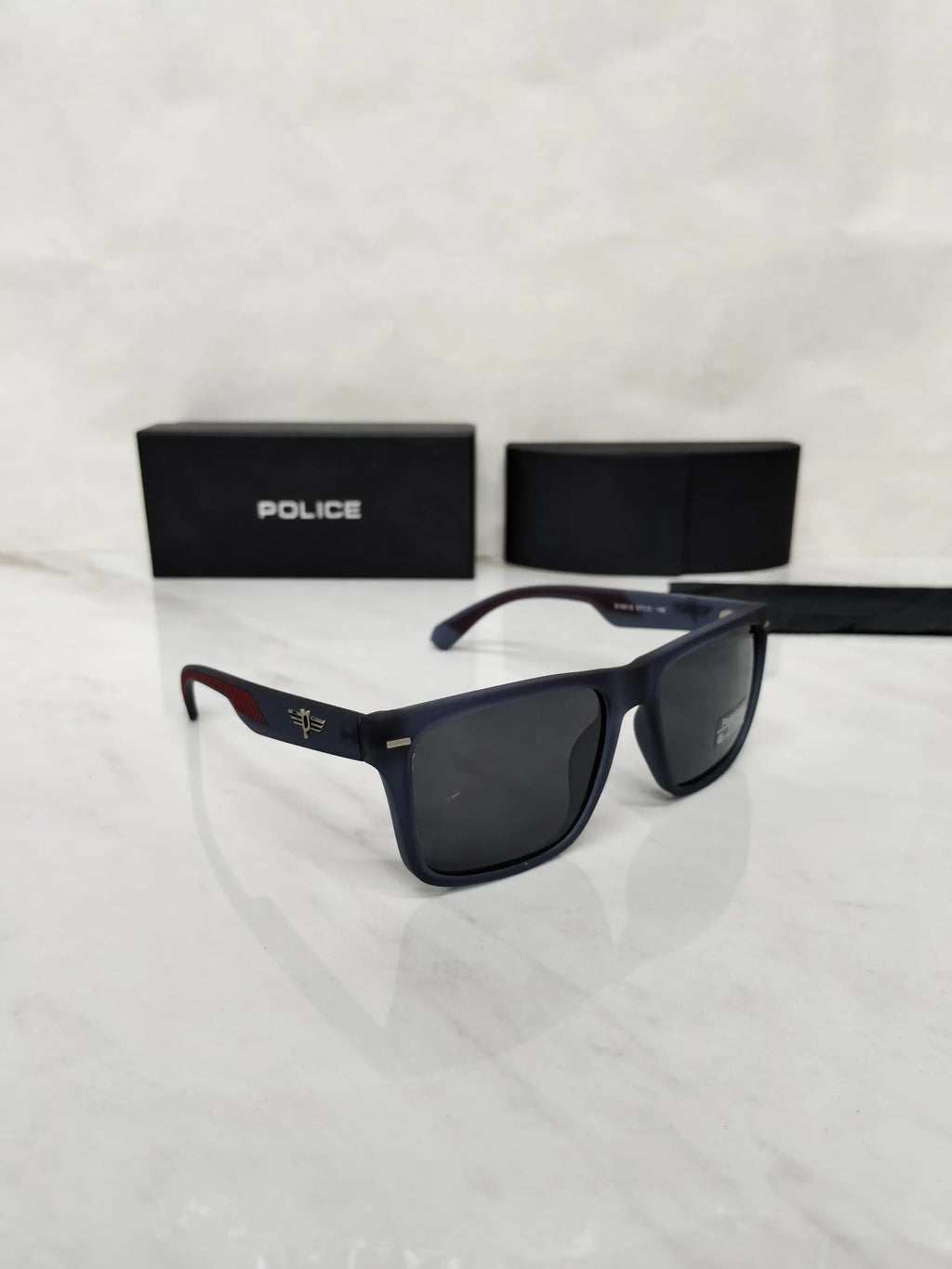 POLICE 1001 MATT NAVY BLUE RED