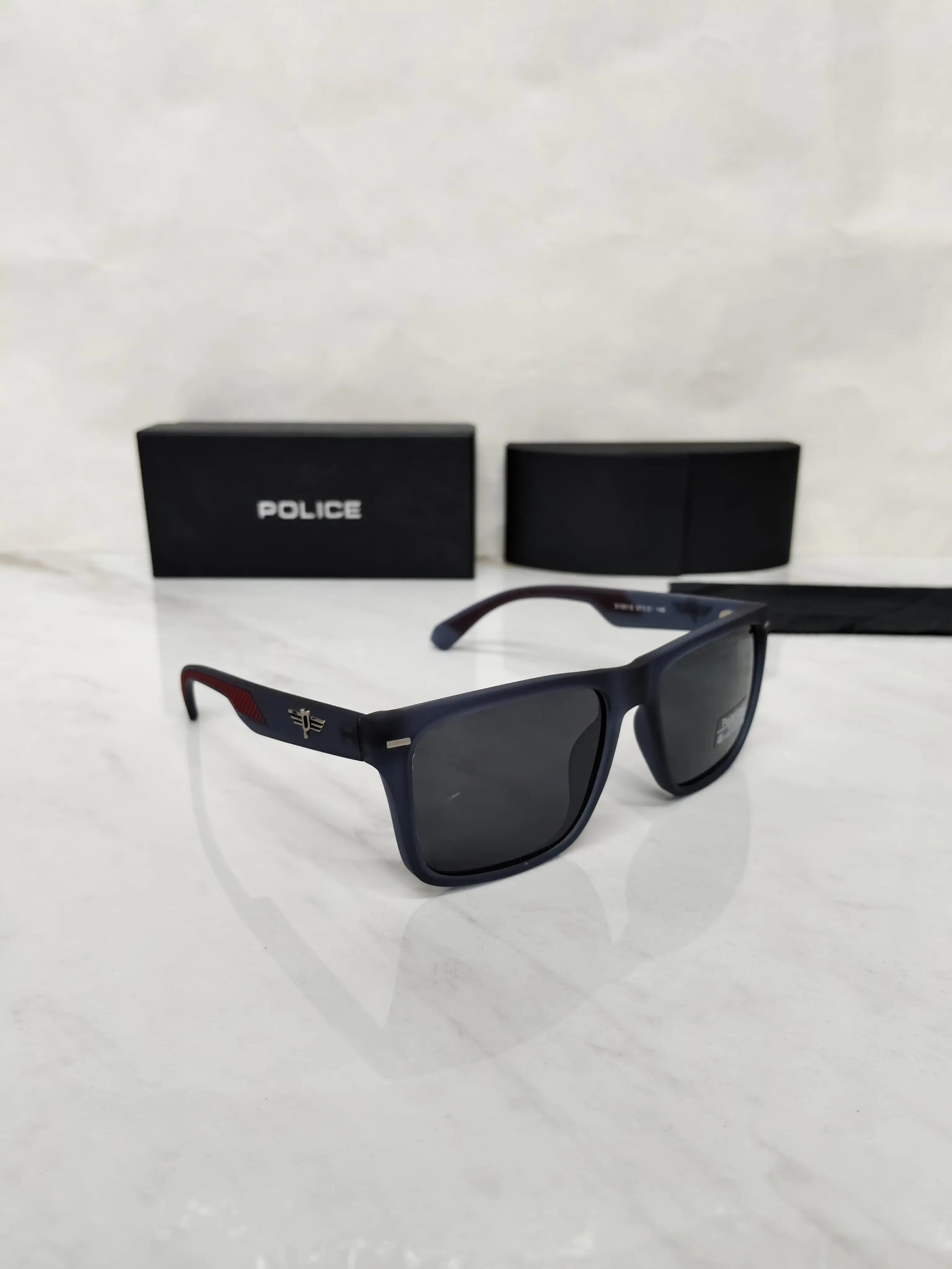 POLICE 1001 MATT NAVY BLUE RED