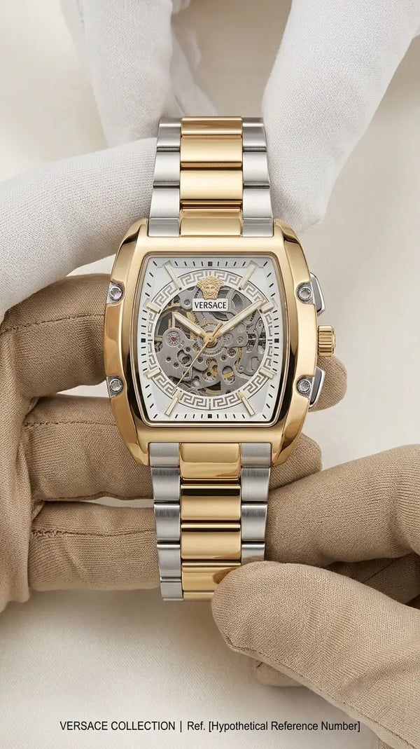 Versac_e Dominus Skeleton Automatic gold