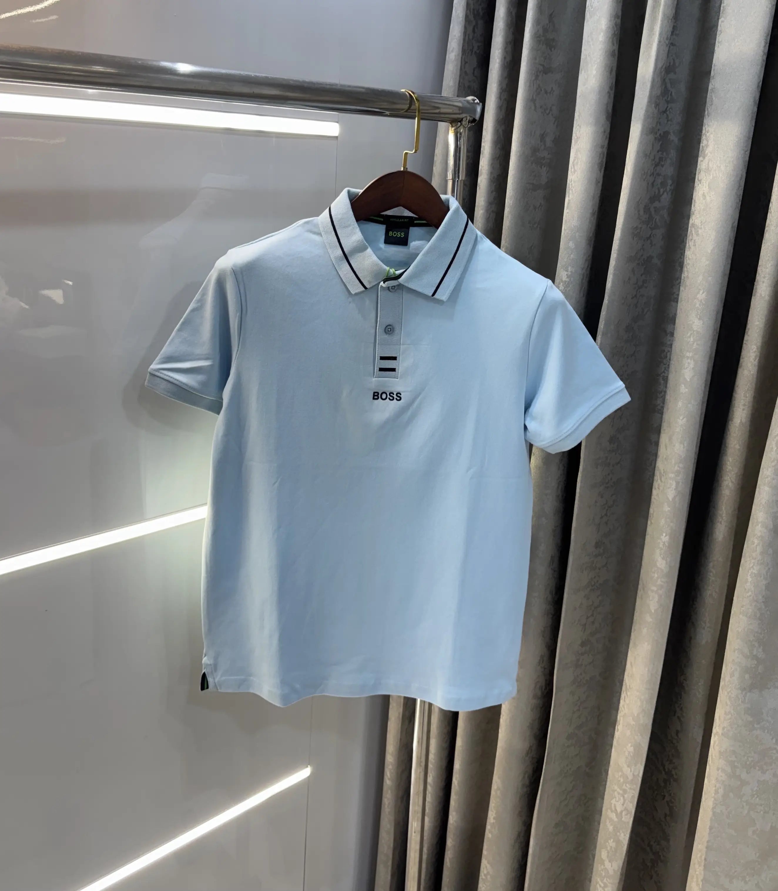 Hugo Boss Sky Blue Logo Work Premium Polo T-shirt Secondary image