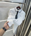 Hugo Boss White Logo Work Premium Polo T-shirt