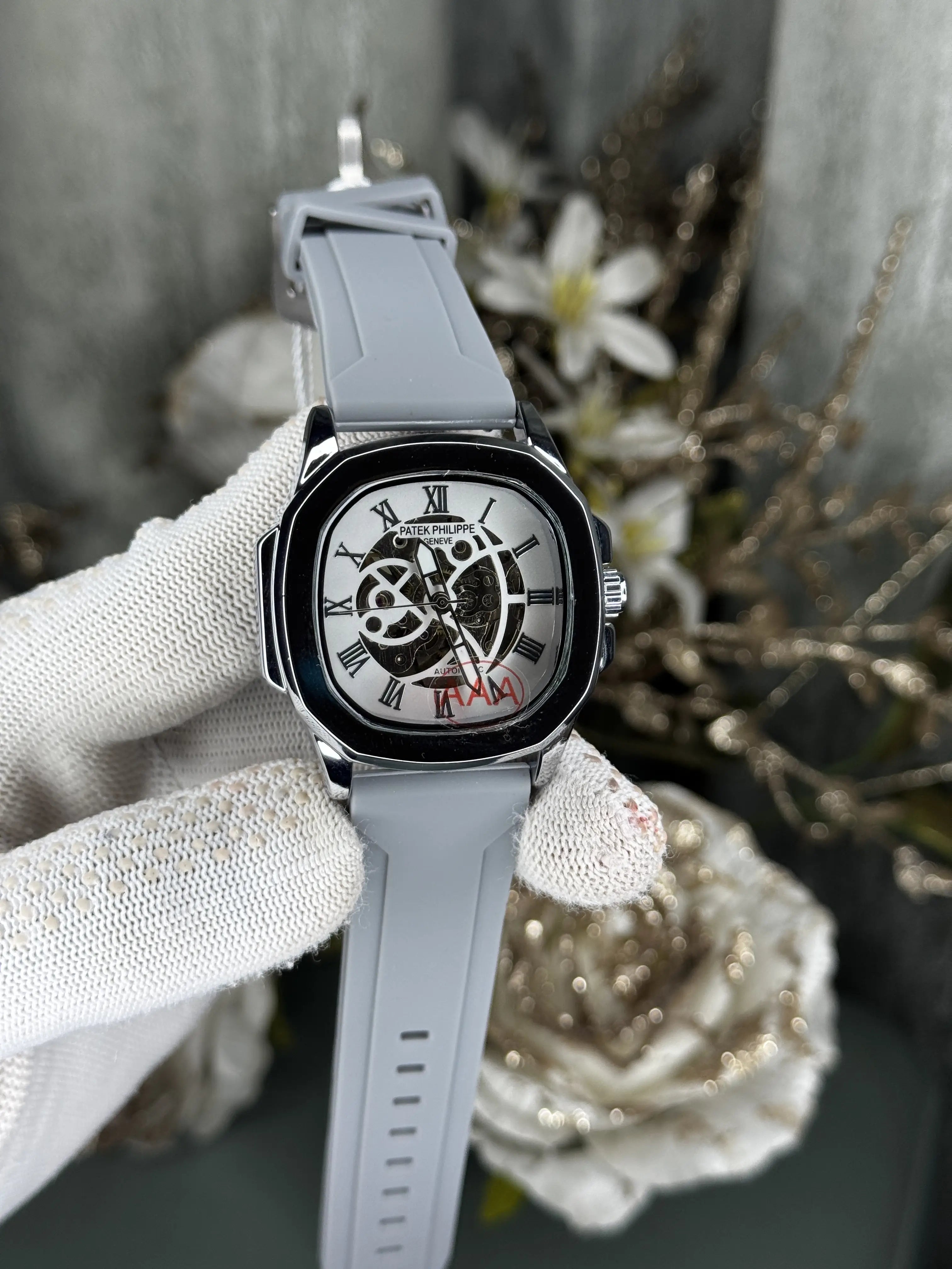 Patek Philipp e Silver Grey Premium Automatic Watch Main image