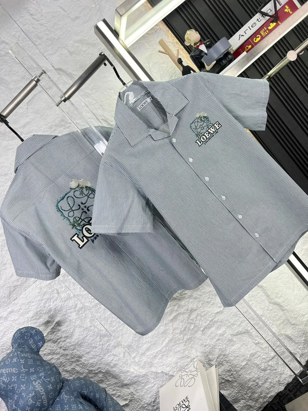 Loewe Dark Green Logo Work Premium Shirt
