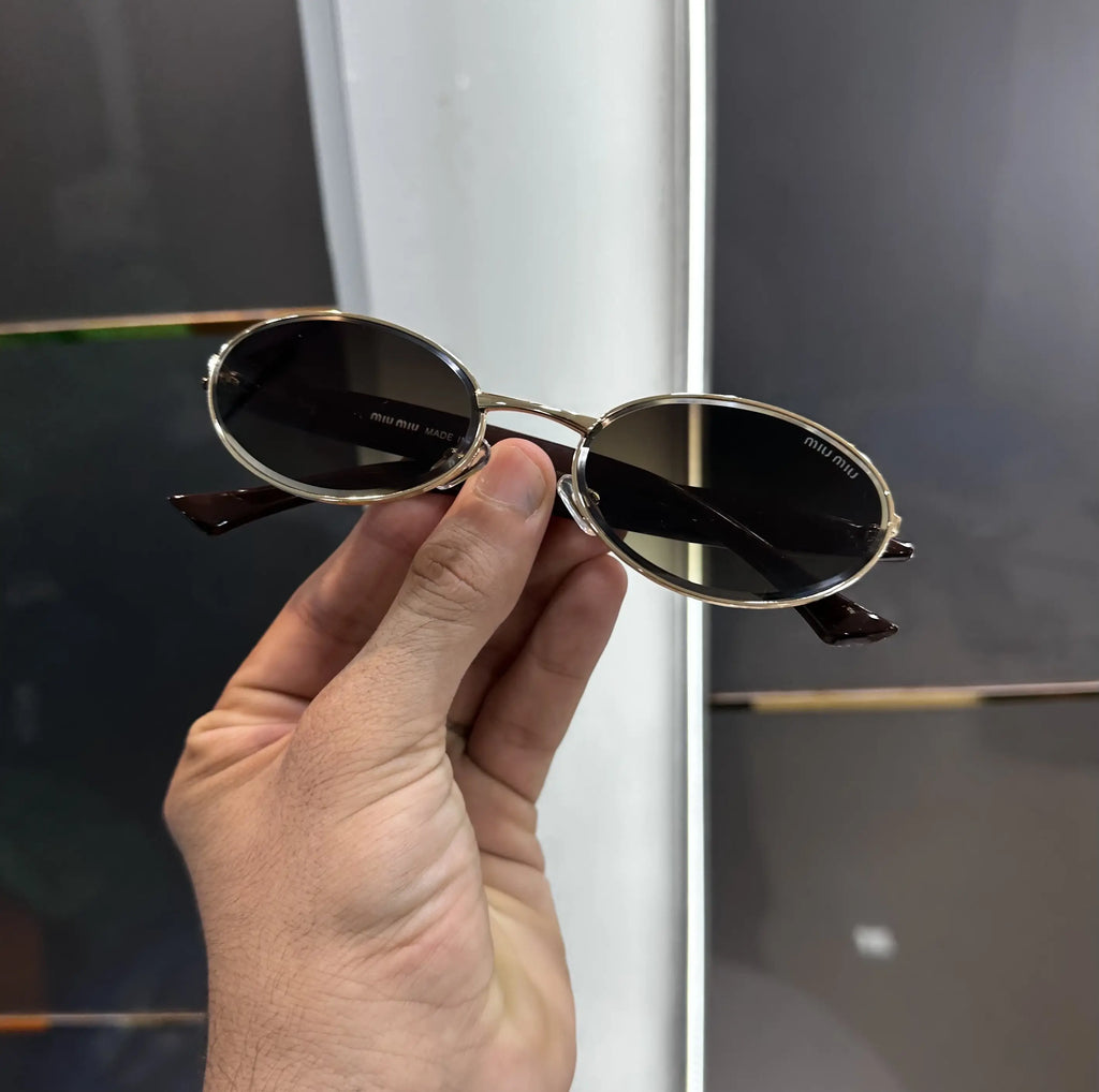 Miu Miu Gold Brown Premium Shades 011