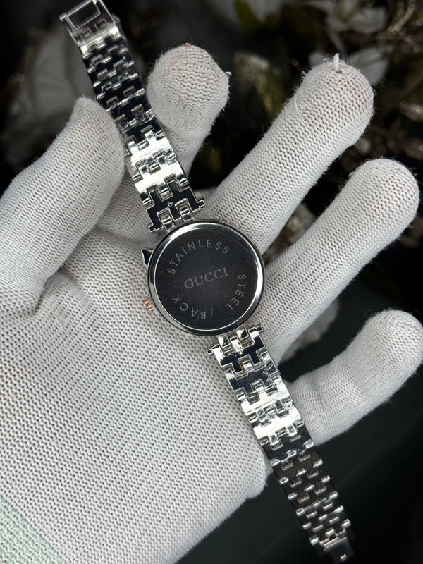 Gucc i Dual Tone Green Premium Watch