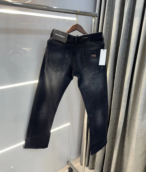 Dolce&Gabbana Carbon Black Imported Premium Denim
