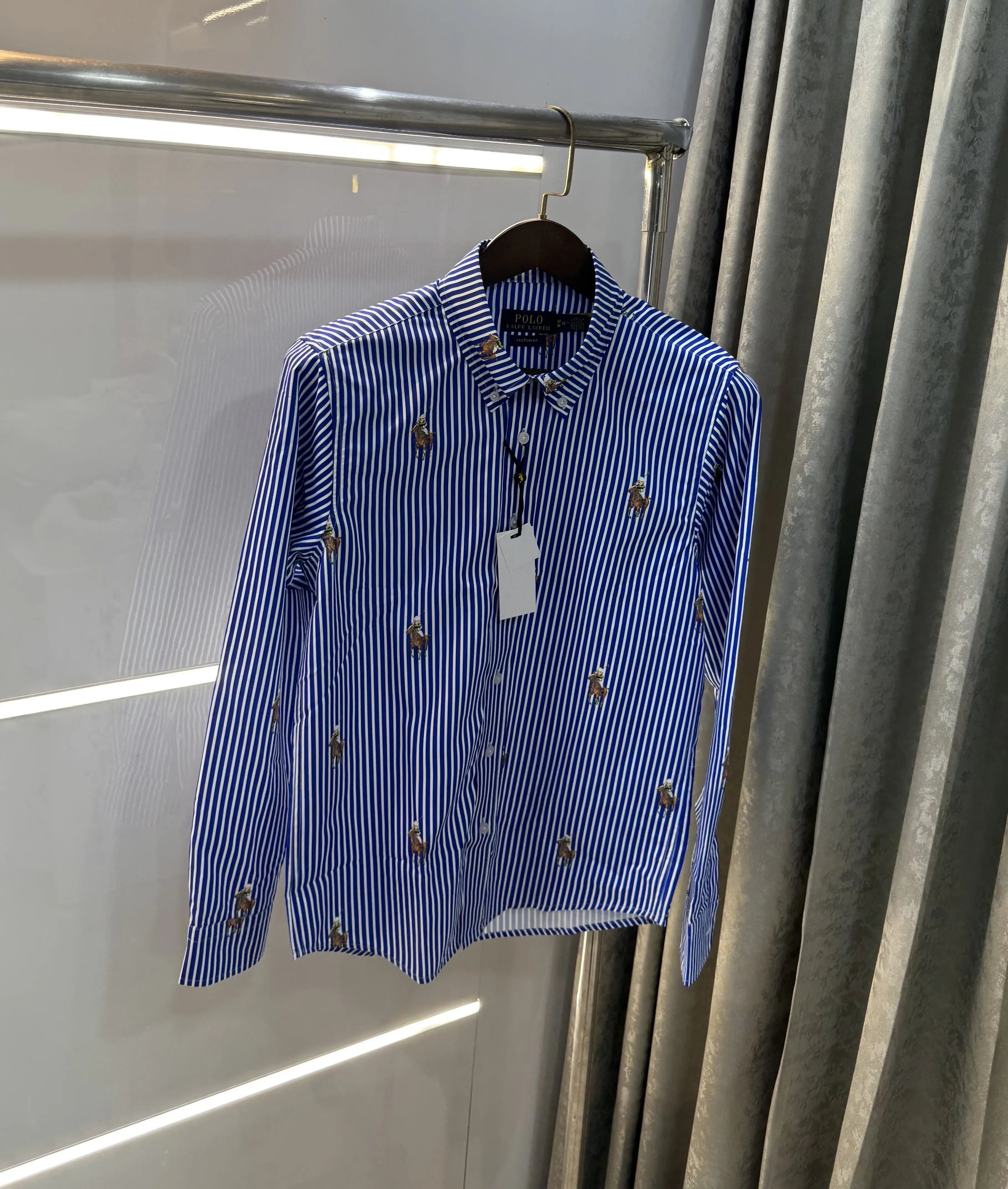 Ralph Lauren Dark Blue Teddy Premium Shirt Secondary image