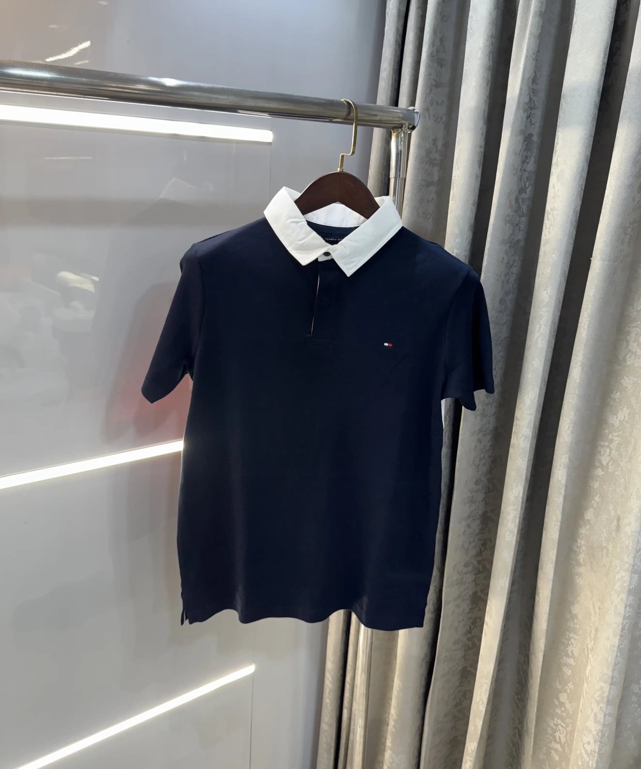 Tommy Hilfiger Navy Blue Premium Polo T-shirt