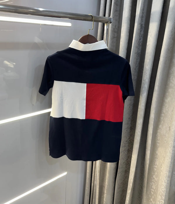 Tommy Hilfiger Navy Blue Premium Polo T-shirt