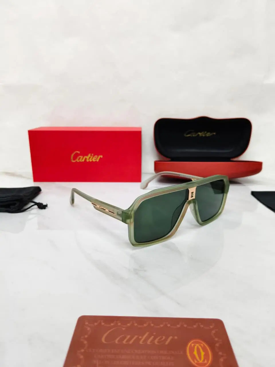 CARTIER OLIVE GREEN GOLD 18518
