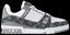 LOUIS trainer sneaker grey with All accesories
