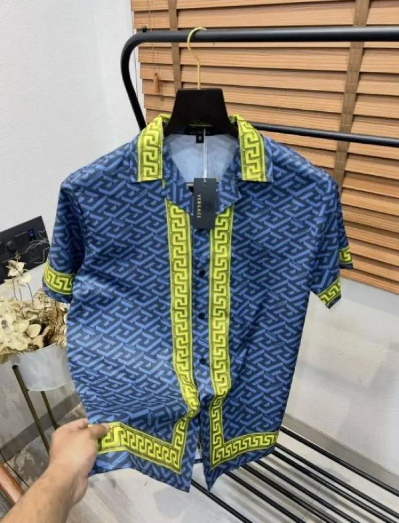 Versac_e Printed Turkey Imported Premium Half Shirt Secondary image