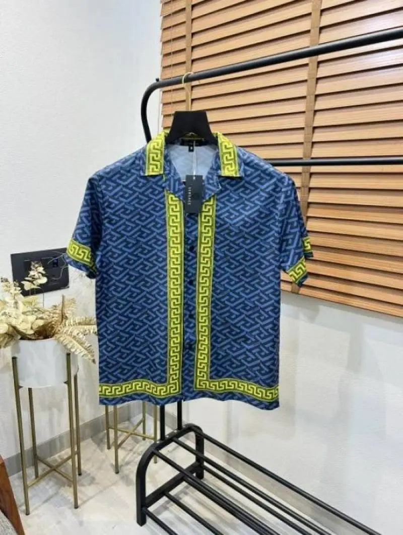 Versac_e Printed Turkey Imported Premium Half Shirt Main image