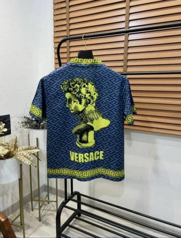 Versac_e Printed Turkey Imported Premium Half Shirt