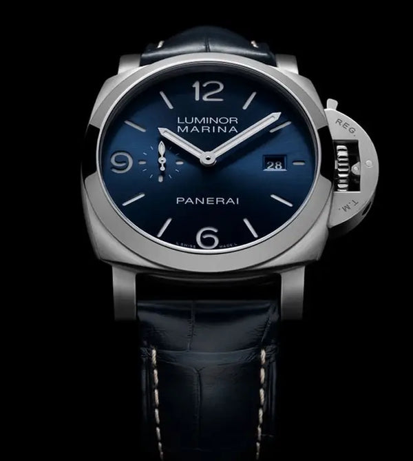 Panerai Radiomir Quaranta Blue White Premium Quartz Watch