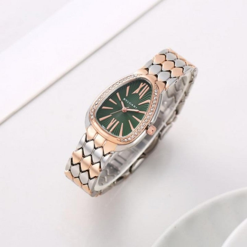 bvlgari dual tone green dial Main image