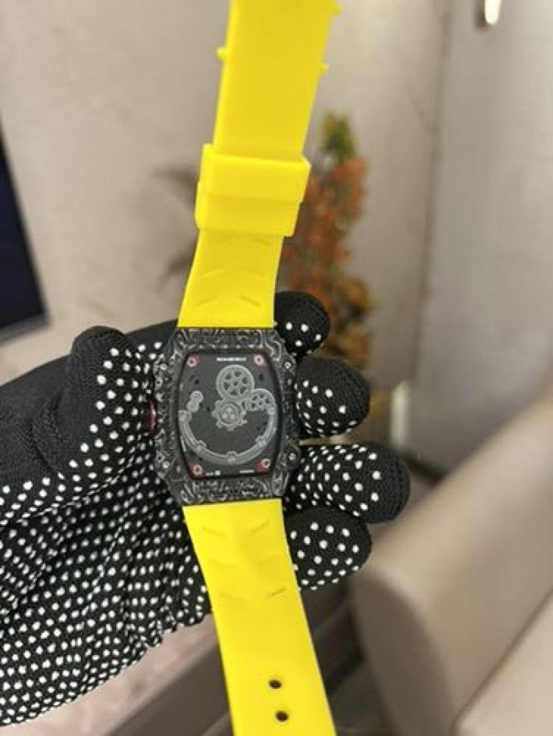 Richard Mille Nadal Carbon Skeleton Dial Yellow