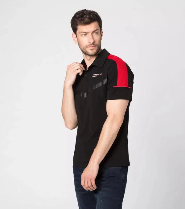 Hug o Bos s Black Porsche Edition Premium Polo T-shirt