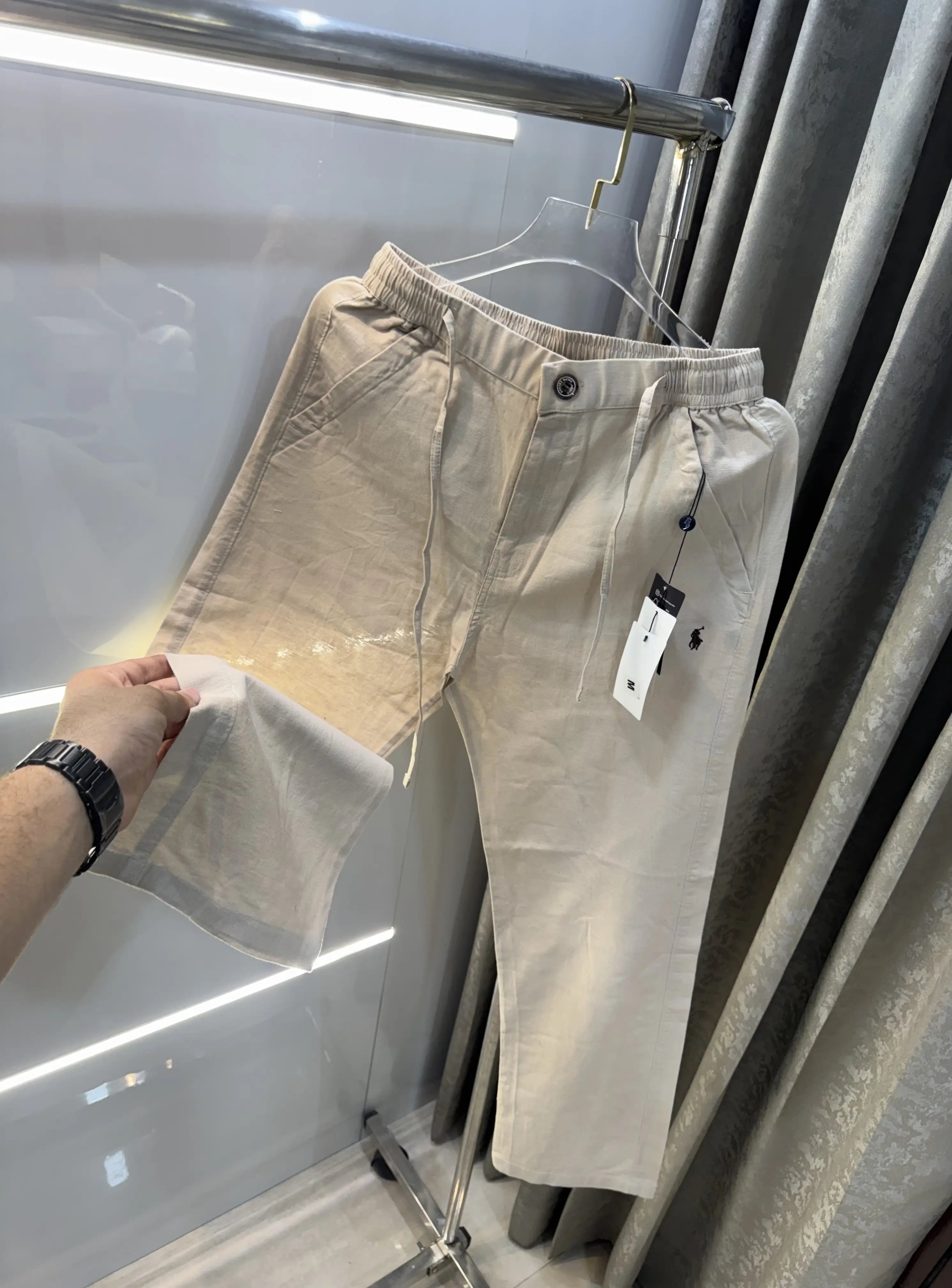 Ralph Lauren Cream Premium Linen Trouser Secondary image
