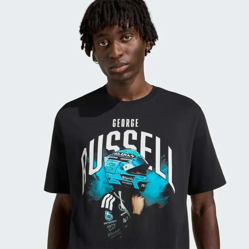 Adidas Black Printed Premium Classic T-Shirt Main image
