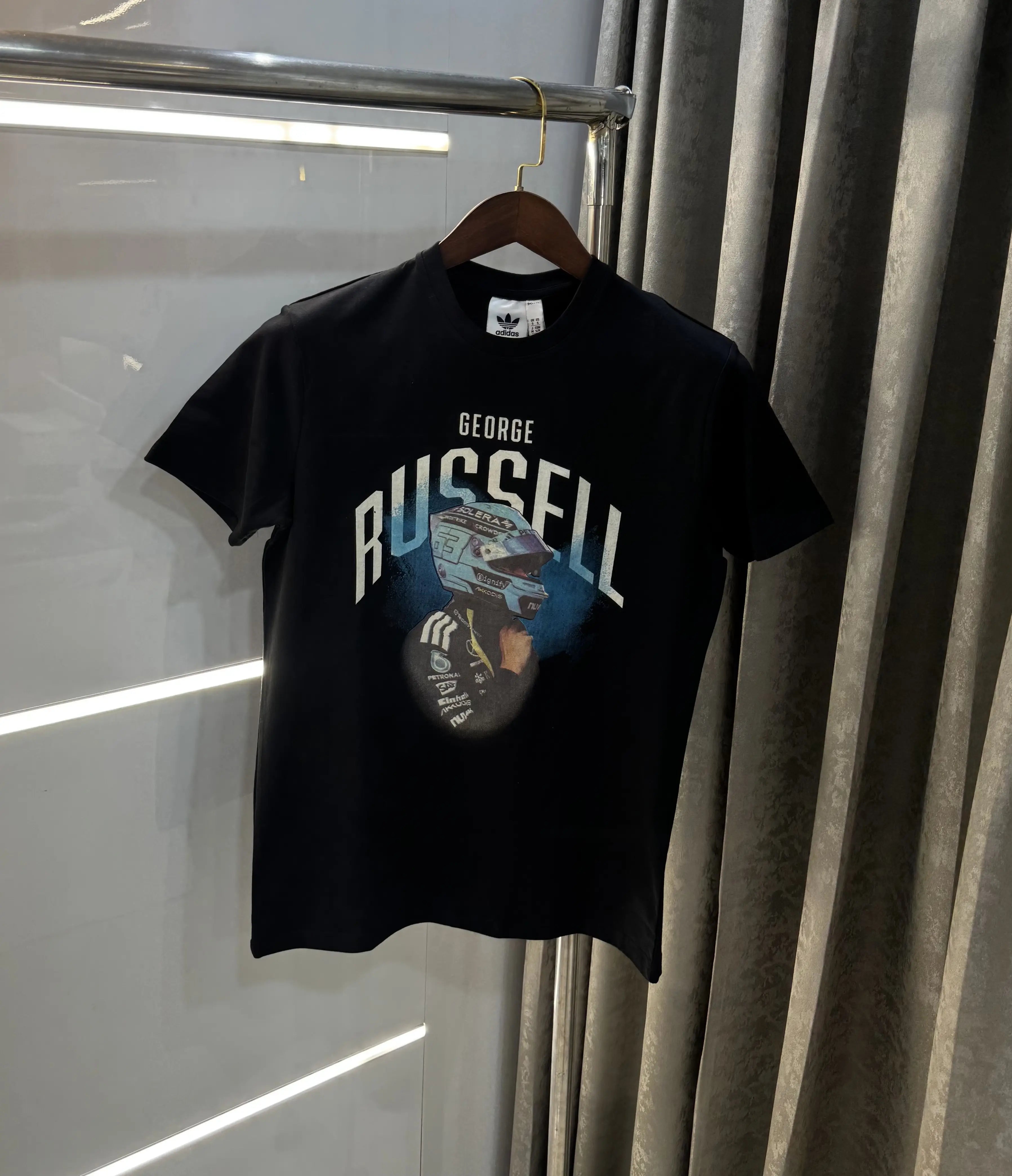 Adidas Black Printed Premium Classic T-Shirt Secondary image