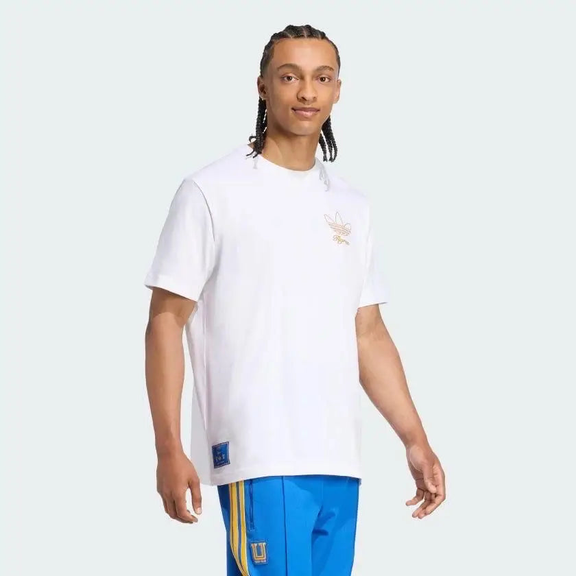 Adida s White Printed Premium Classic T-Shirt Secondary image