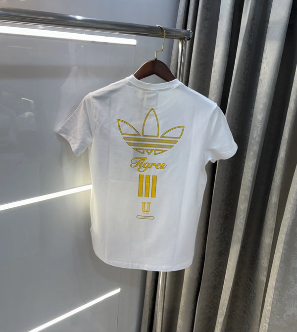 Adida s White Printed Premium Classic T-Shirt