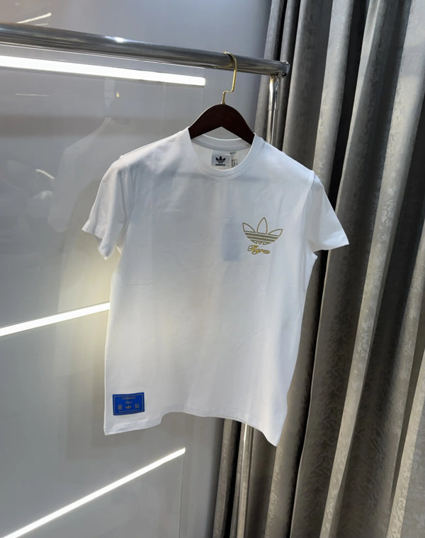 Adida s White Printed Premium Classic T-Shirt