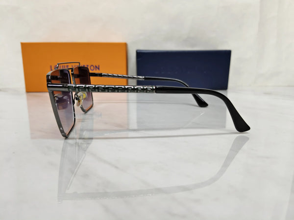LOUIS VUITTON 35030 GUNMETAL PURPLE GRADIENT