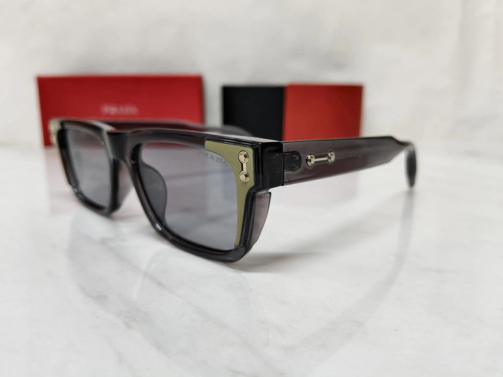 PRADA 5502 CRYSTAL SMOKE GREY METAL