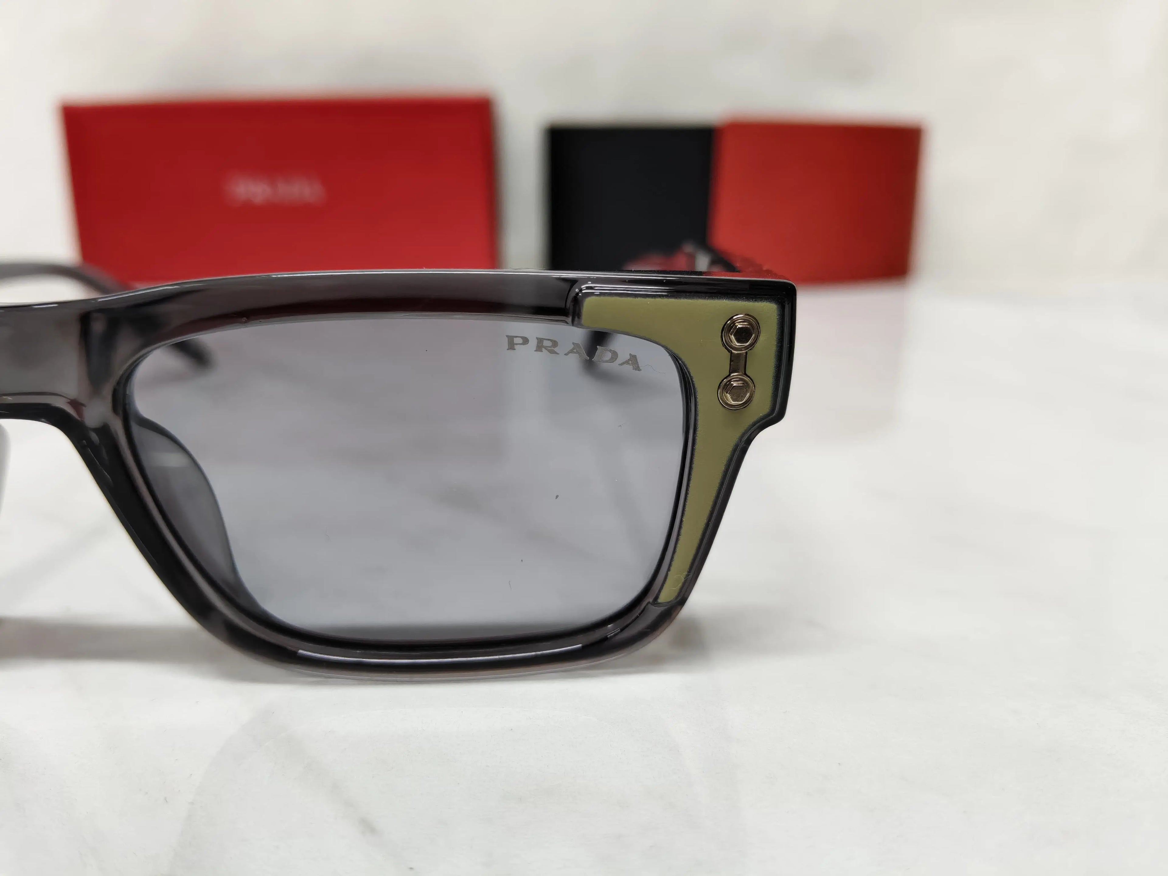 PRADA 5502 CRYSTAL SMOKE GREY METAL