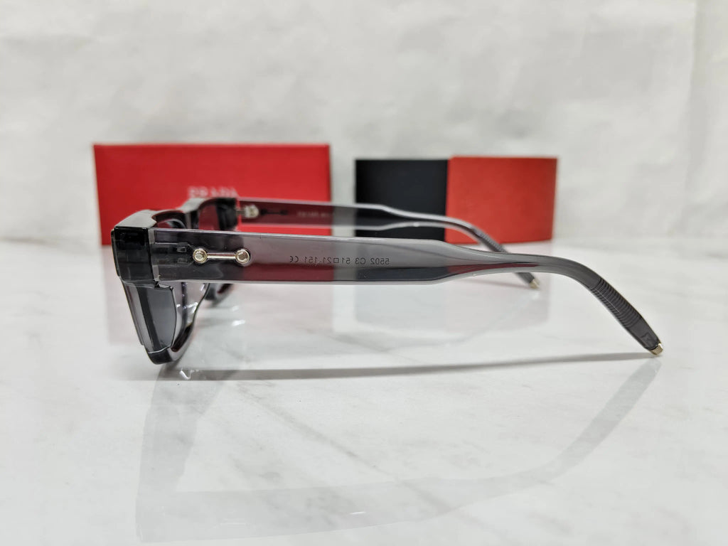 PRADA 5502 CRYSTAL SMOKE GREY METAL