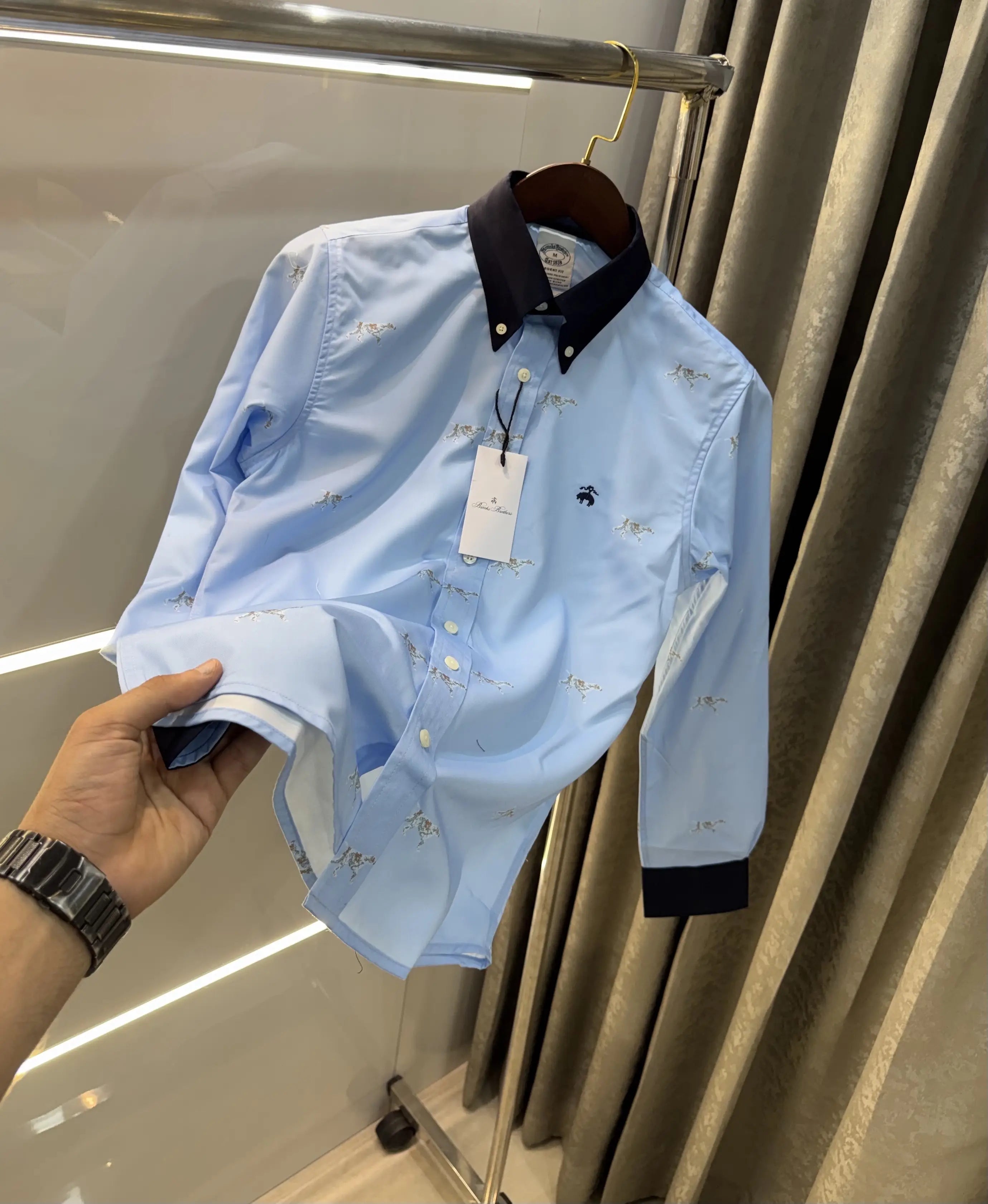 Brooks Brother Sky Blue Premium Shirt Main image