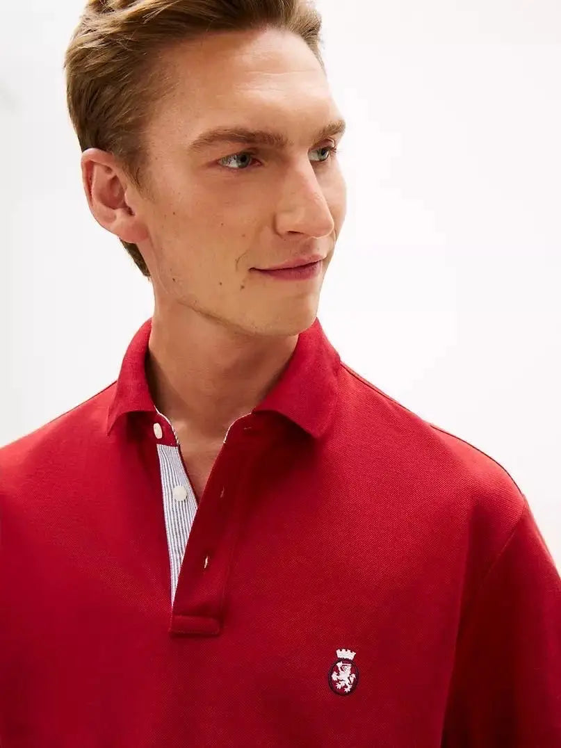 Tommy Hilfiger Maroon Premium Polo T-shirt Main image