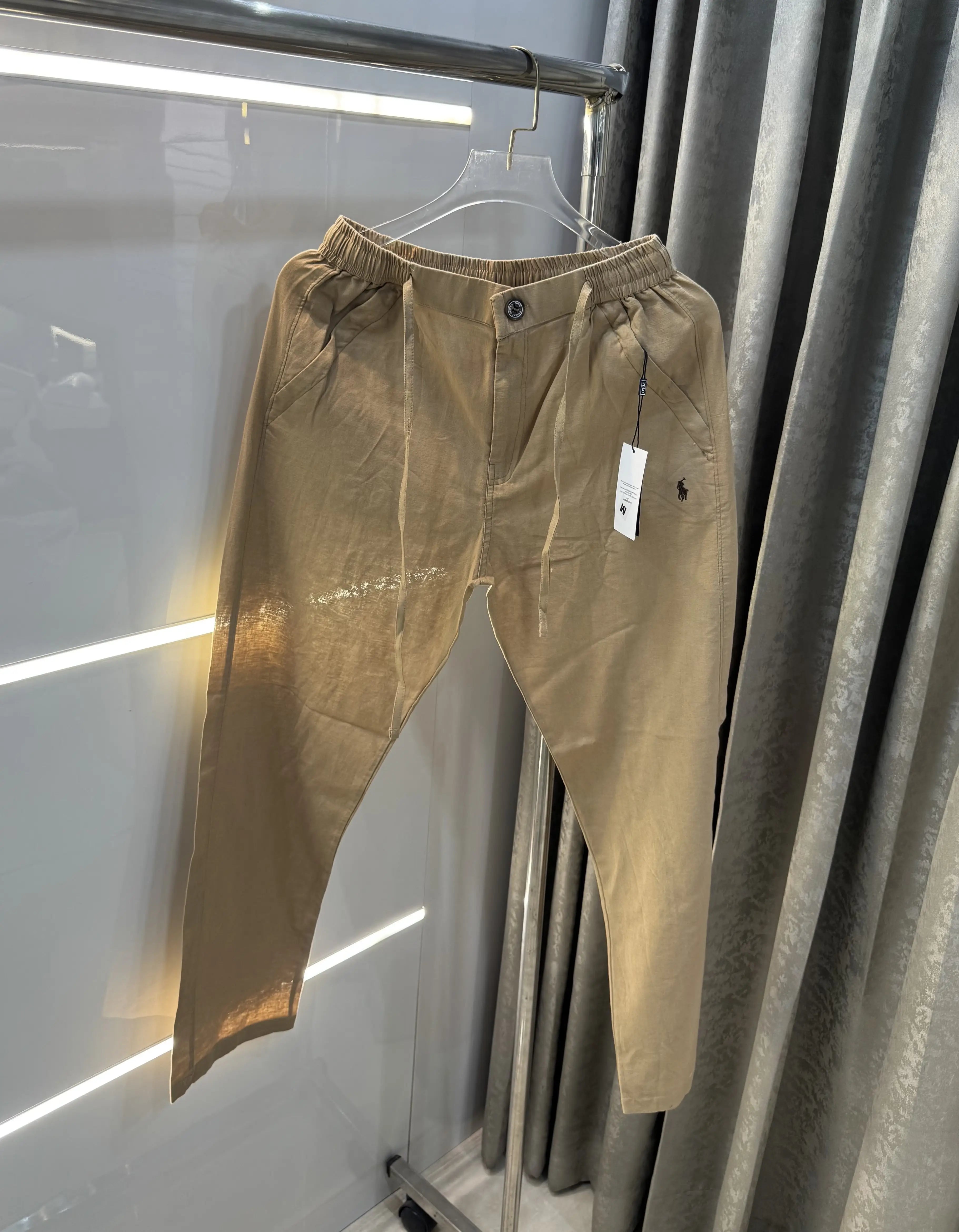 Ralph Lauren Beige Premium Linen Trouser Main image