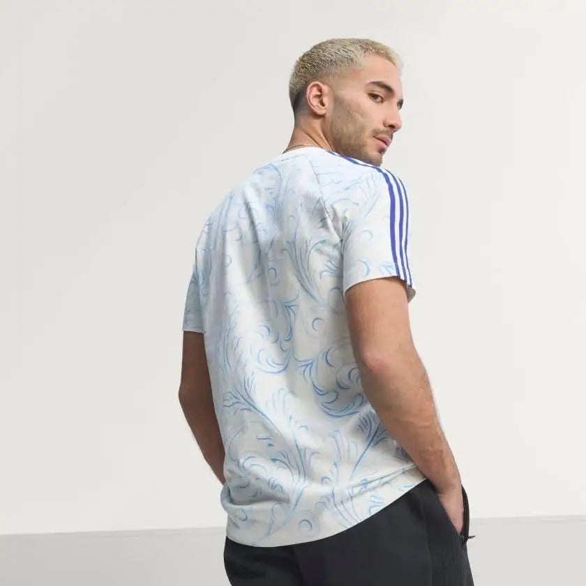 Adidas White Printed Premium Classic T-Shirt Main image