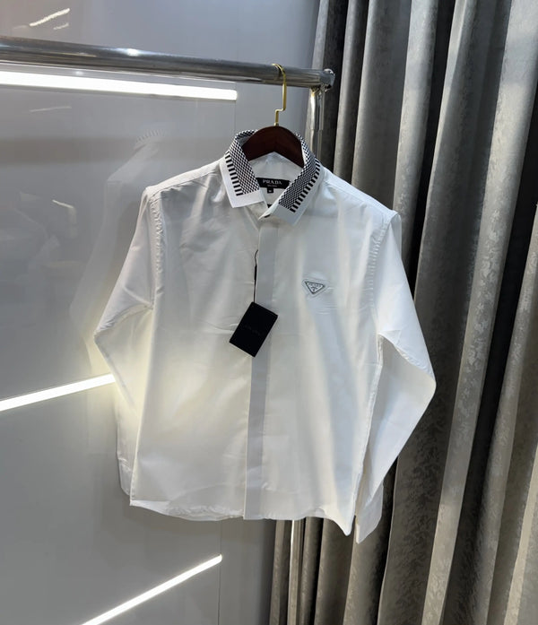 Prada Milano White Designer Premium Shirt