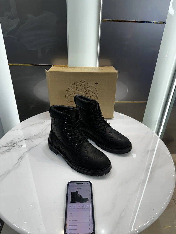 Timberland_LV Black Long Boots Fot Men