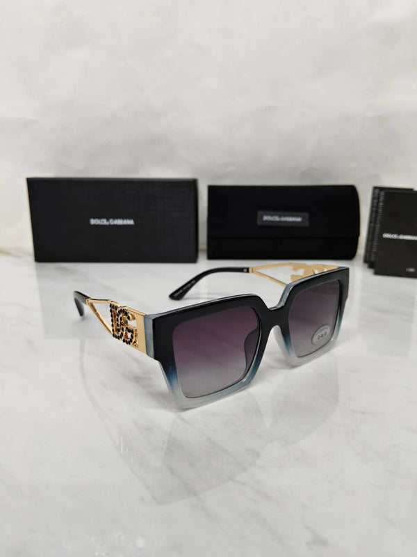 DOLCE & GABBANA 4446 BLACK ICE BLUE GARDIENT