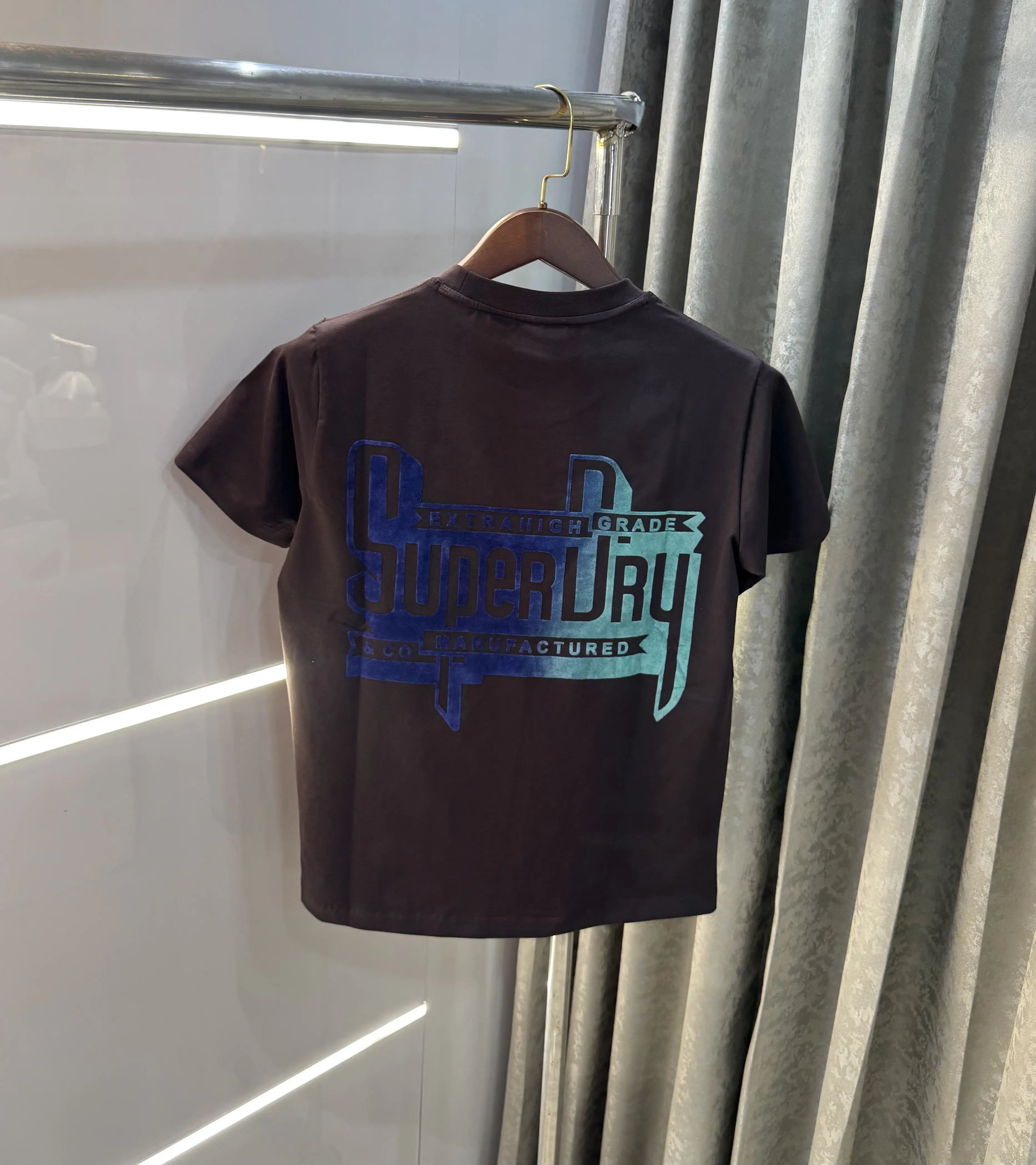 Superdry Brown Premium Classic T-Shirt Main image